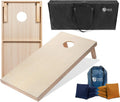 Tailgating Pros Cornhole Boards 4ft x 2ft Solid Wood Set - With Carry