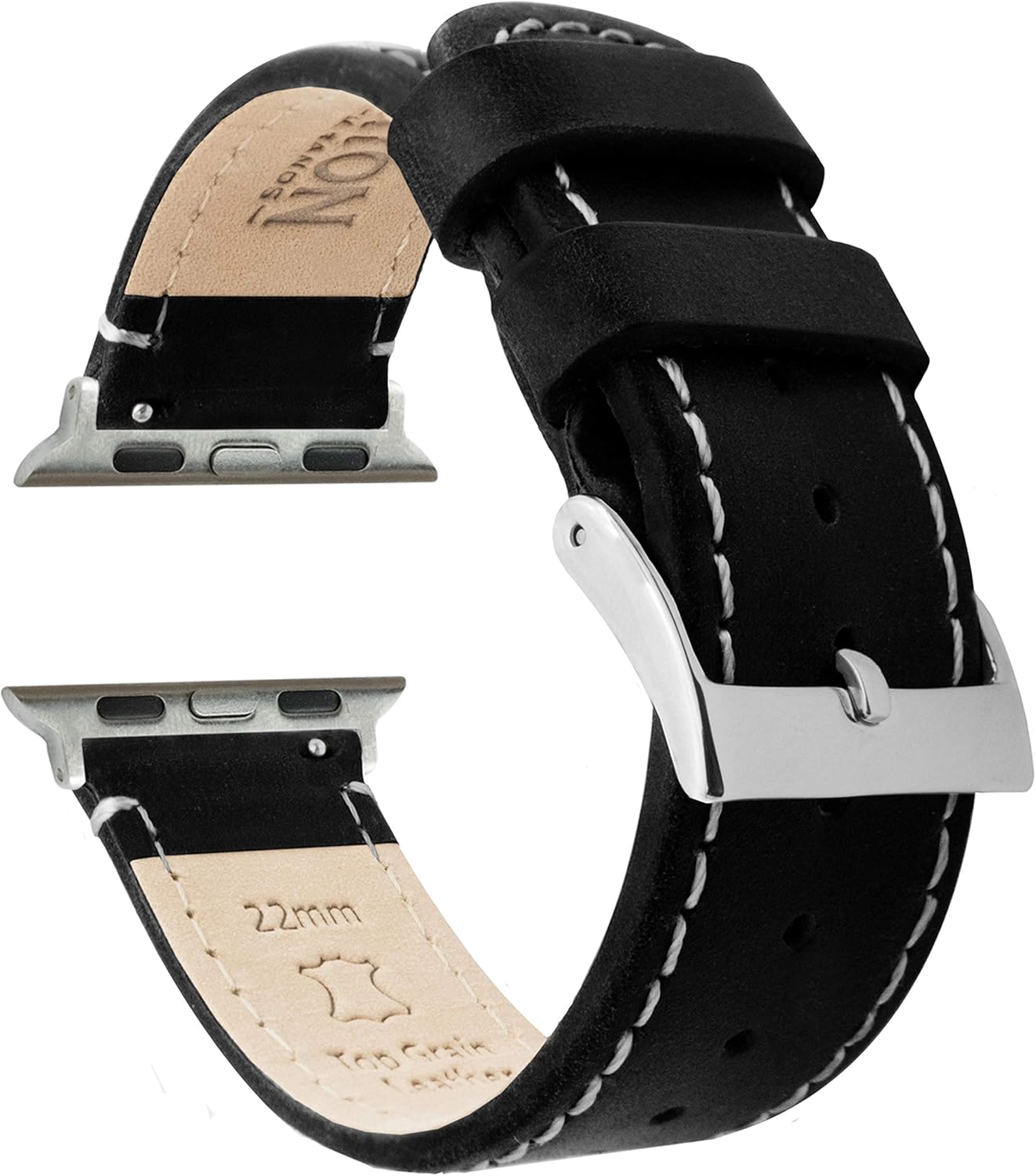 Top Grain Leather Watch Bands for Apple Watch Models 1-10 & SE