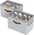 Budding Joy 2 Pack Shoe Organizer for Closet - Space Saving Storage