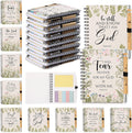 Christian Gifts Bulk Flower Prayer Scripture Journal - 10 Sets