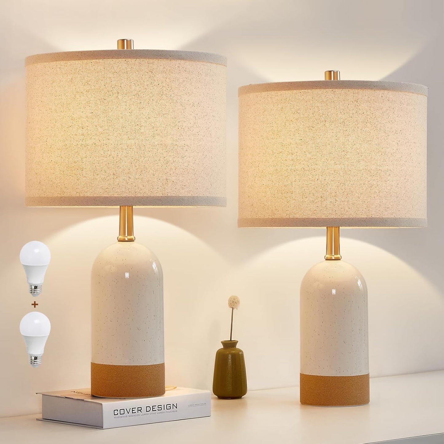 GyroVu 3 Color Temperature Small Table Lamp for Bedroom Use