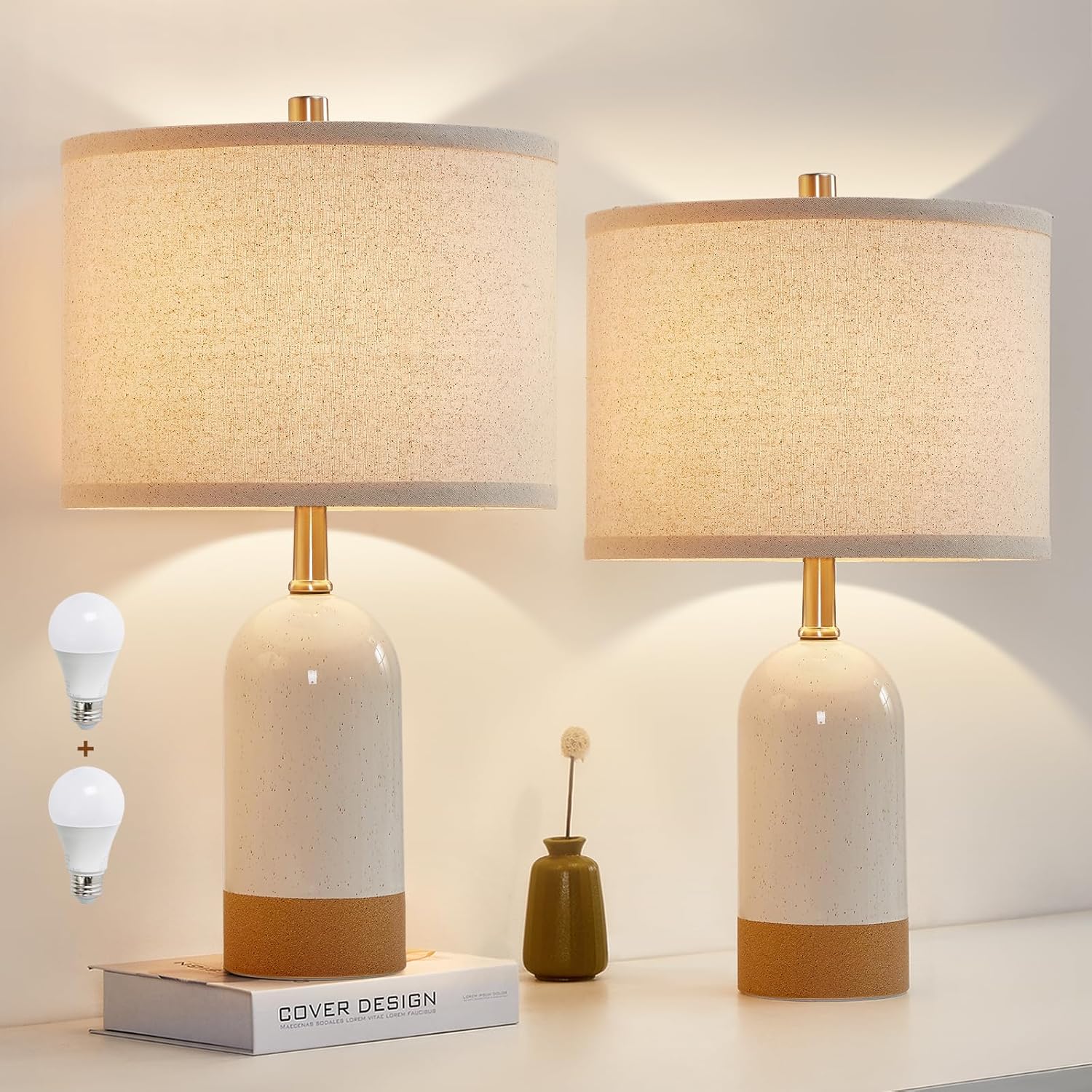 GyroVu 3 Color Temperature Small Table Lamp for Bedroom Use