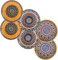 Bico Havana Appetizer Plates Set of 6 - Artistic 6 in Dessert Plates