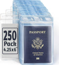 EcoEarth Passport & Identification Card Holders 4x6 in - Clear Pack