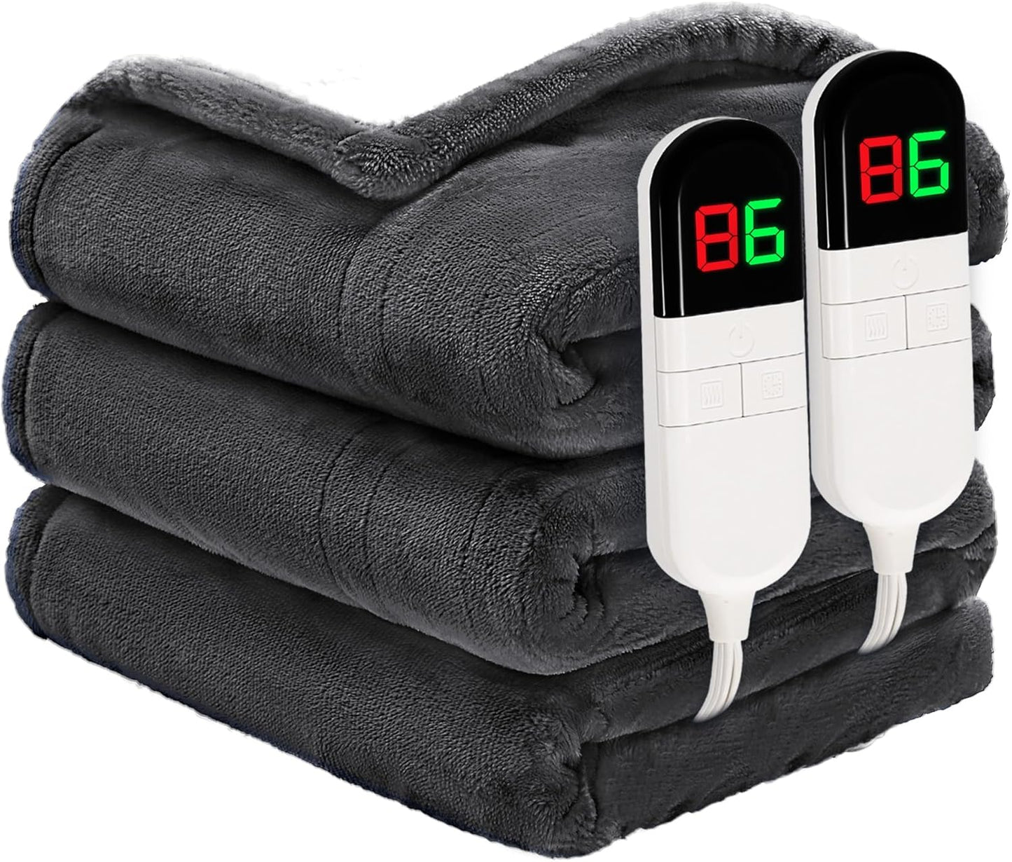 Heated Blanket King Size - Premium Soft Electric Blanket
