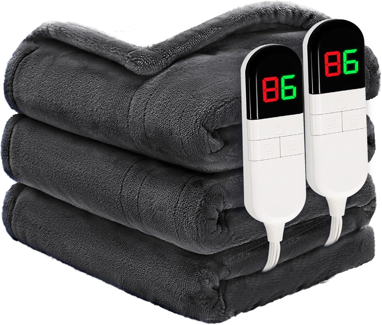 Heated Blanket King Size - Premium Soft Electric Blanket
