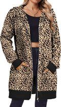 Zeagoo Zip Up Hoodies For Women Long Sleeve Oversized Sweatshirt Comfy