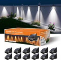 12 Piece Solar Decorative Lights for Outdoor Fences and Gardens