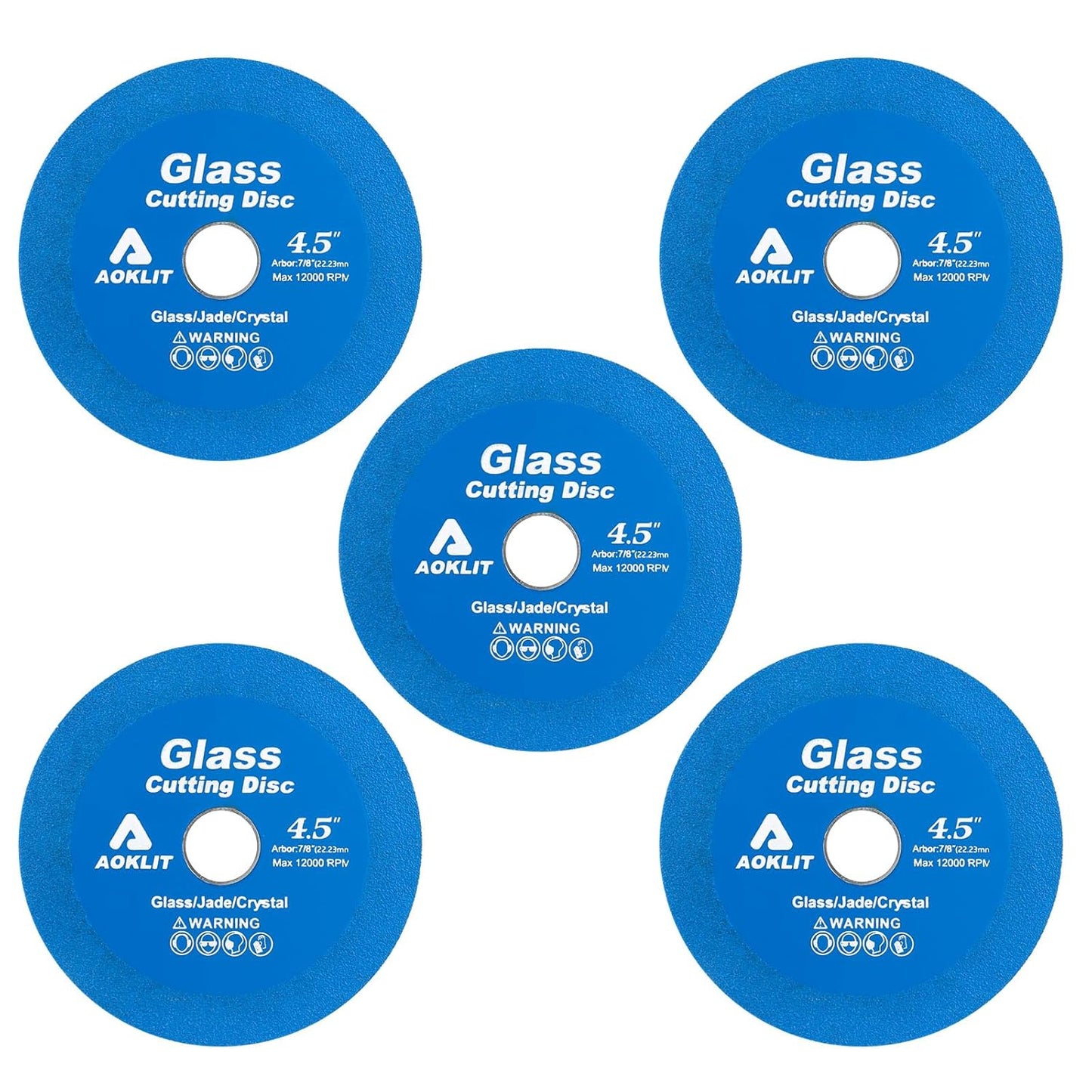 Precision Diamond Blade 4.5 5 Pack - Cut Glass with Ease!