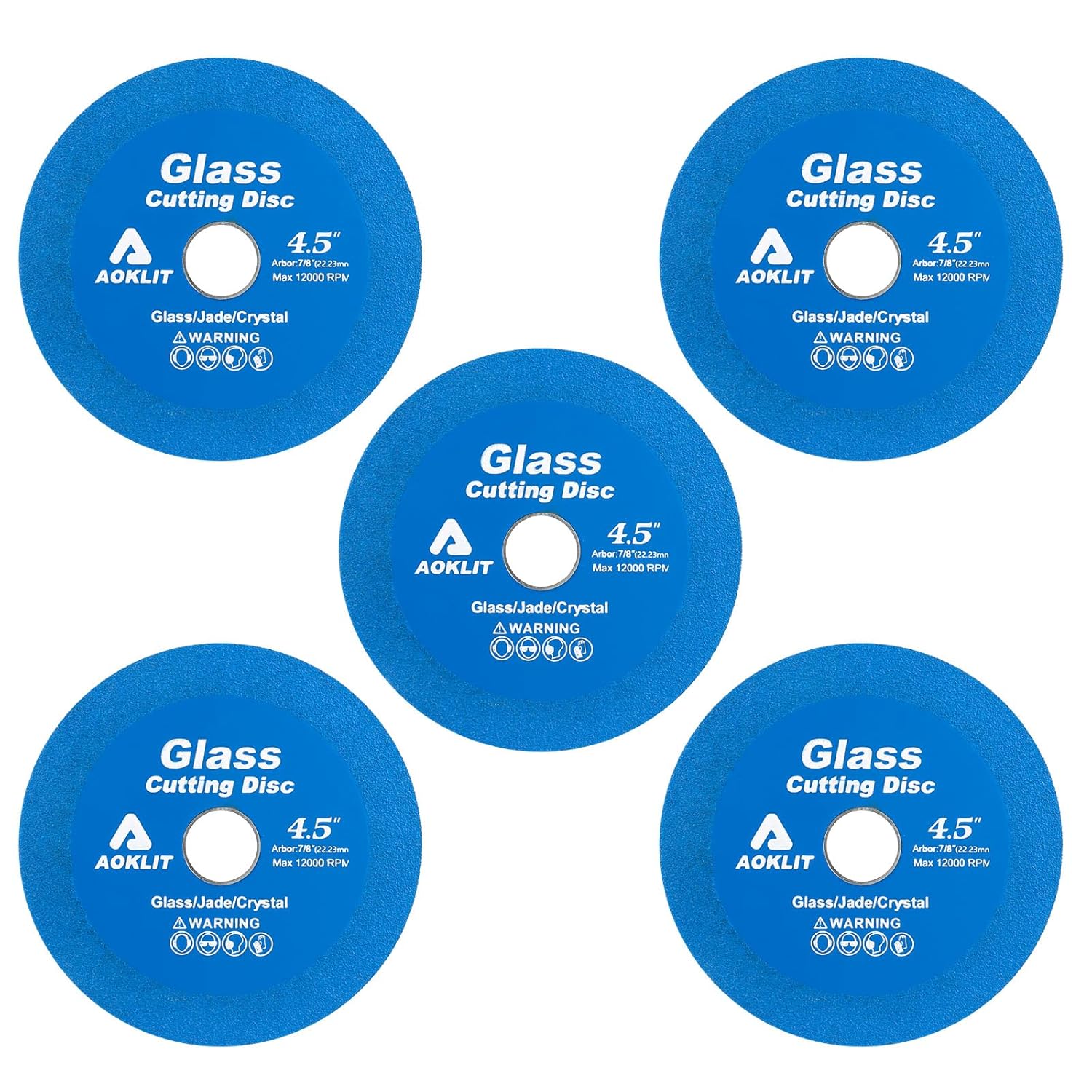 Precision Diamond Blade 4.5 5 Pack - Cut Glass with Ease!