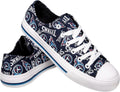 Dallas Cowboys Women's Glitter Canvas Sneakers - Size 10 Fashion Shoe