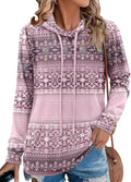 Angerella Hoodies for Women Camo Leopard Print Pullover - Cozy Refer