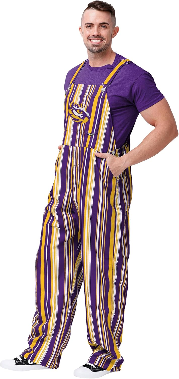 FOCO NCAA College Team Logo Bib Overalls for Ultimate Fan Style
