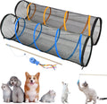 Cat Play Tunnel 2-Pack for Indoor and Outdoor - Connectable Run