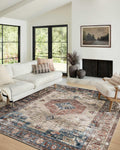 9x12 Area Rug for Living Room - Machine Washable Vintage Low Pile
