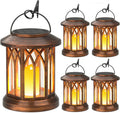 KOOPER 4 Pack Solar Lantern Outdoor Lights - Flickering Flameless