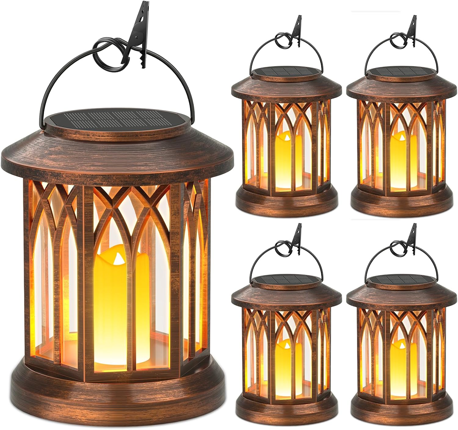 Solar Lanterns Outdoor Decorative Lights for Garden and Yard