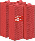 Shop Towel Rag 200 Pack Reusable Microfiber Cleaning Cloths - Heavy