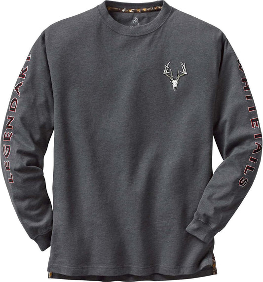 Legendary Whitetails Men's Long Sleeve Graphic Tee for Comfort
