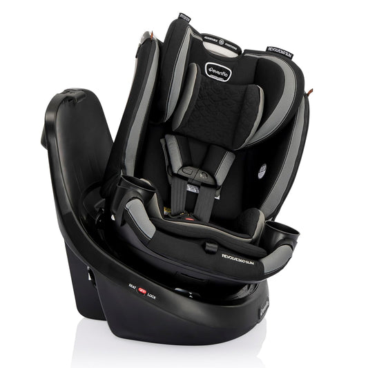 Evenflo Revolve360 Slim Rotational Car Seat - Quick Clean Salem Black