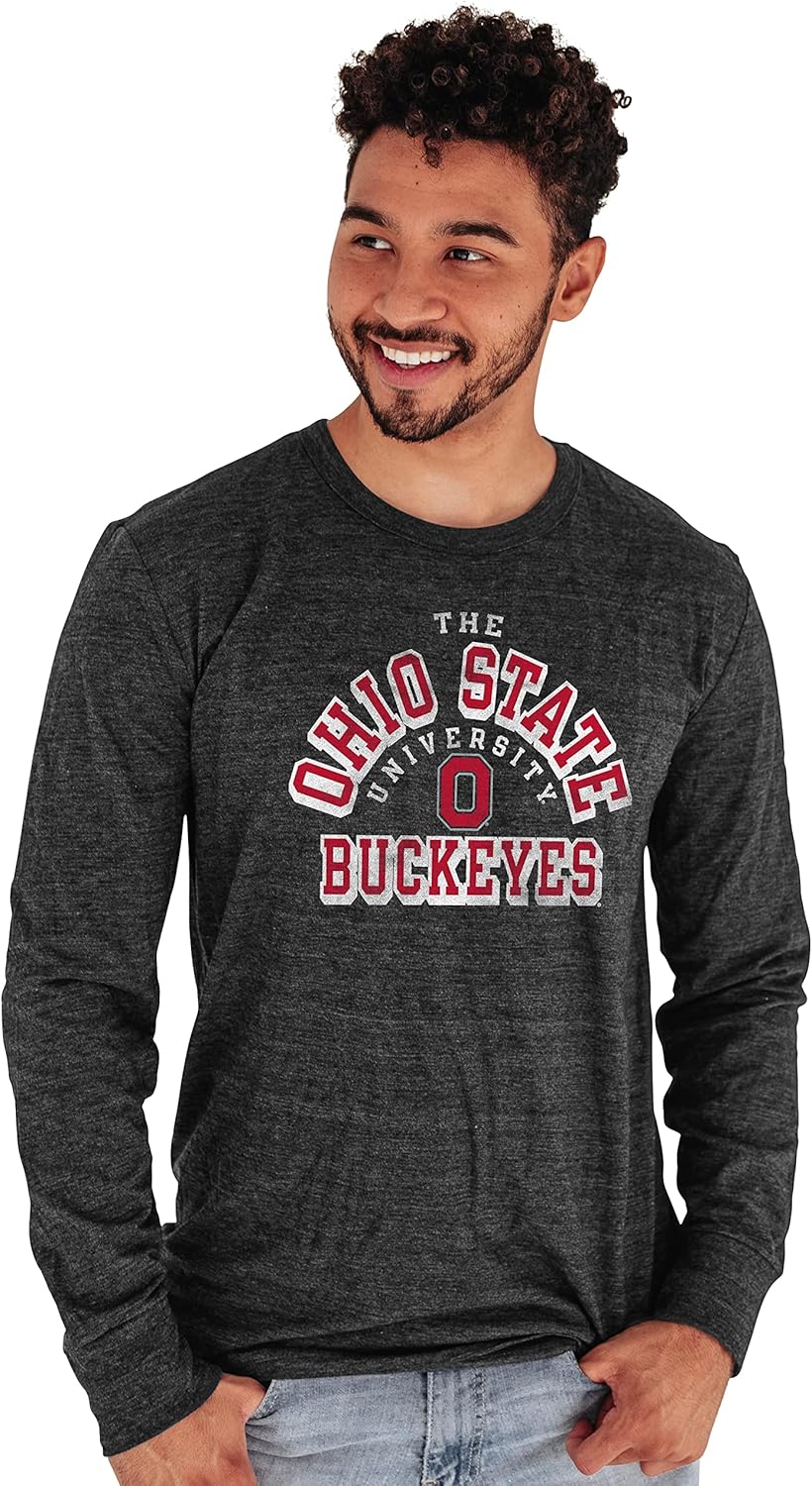 Ohio State Buckeyes Men's Long Sleeve Tri-Blend T Shirt Review