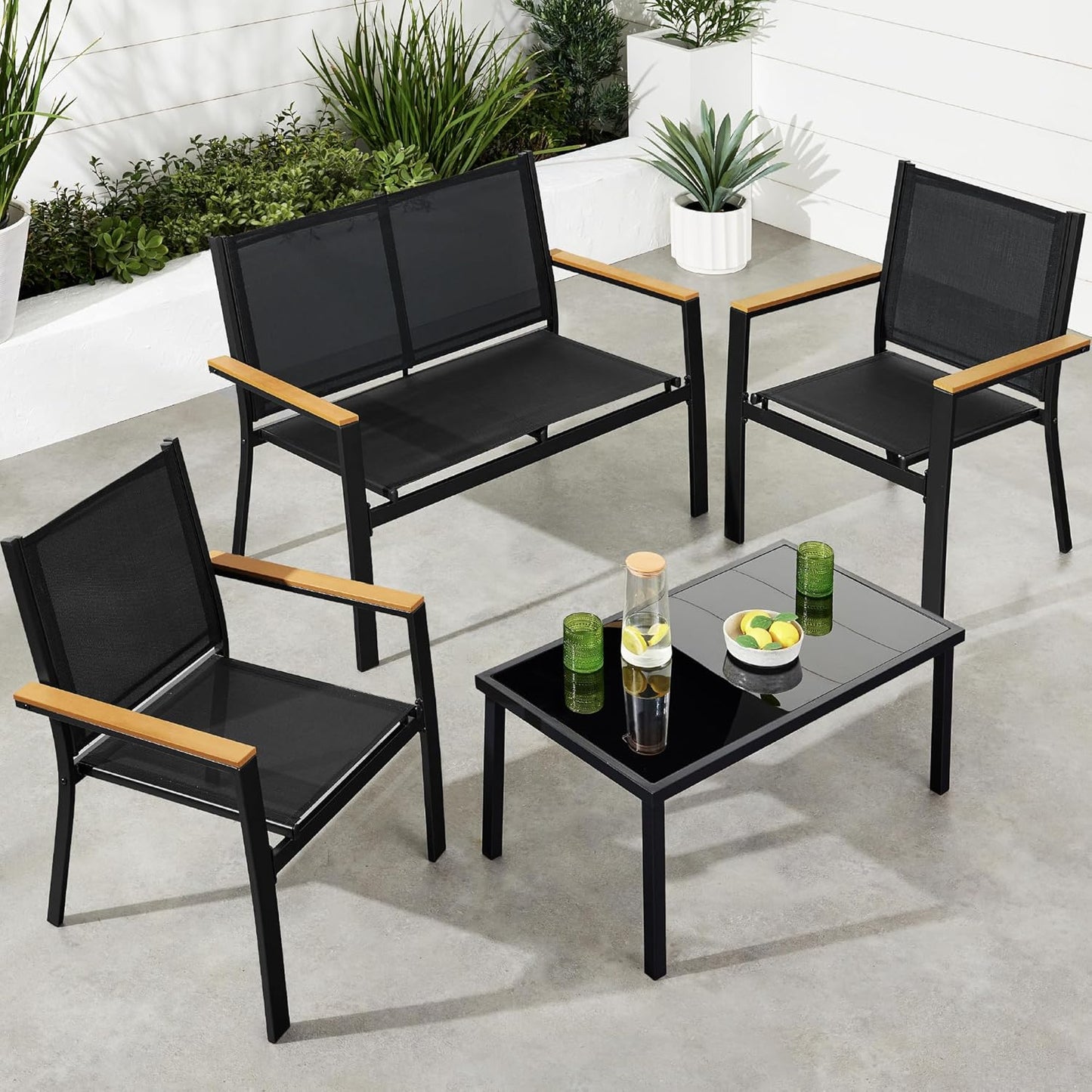 Best Choice Products 4-Piece Outdoor Textilene Patio Set Review