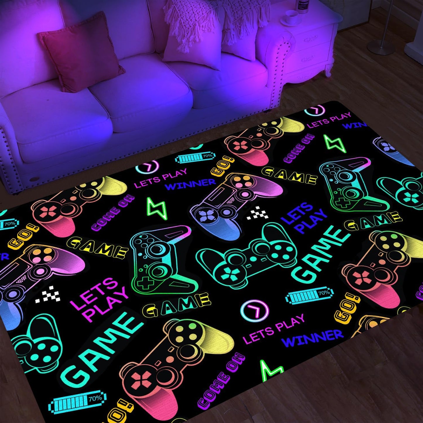 Teen Gamer Rug - Cool Video Game Decor 60 x 39
