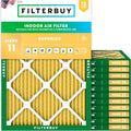 Filterbuy 20x23x1 Air Filter MERV 11 12-Pack - Pet & Allergy Defense
