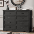 Dresser for Bedroom with 8 Drawers - Sturdy Modern Storage