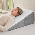 Wedge Pillow for Sleeping & Resting 24x24x10 in - Supportive Memory