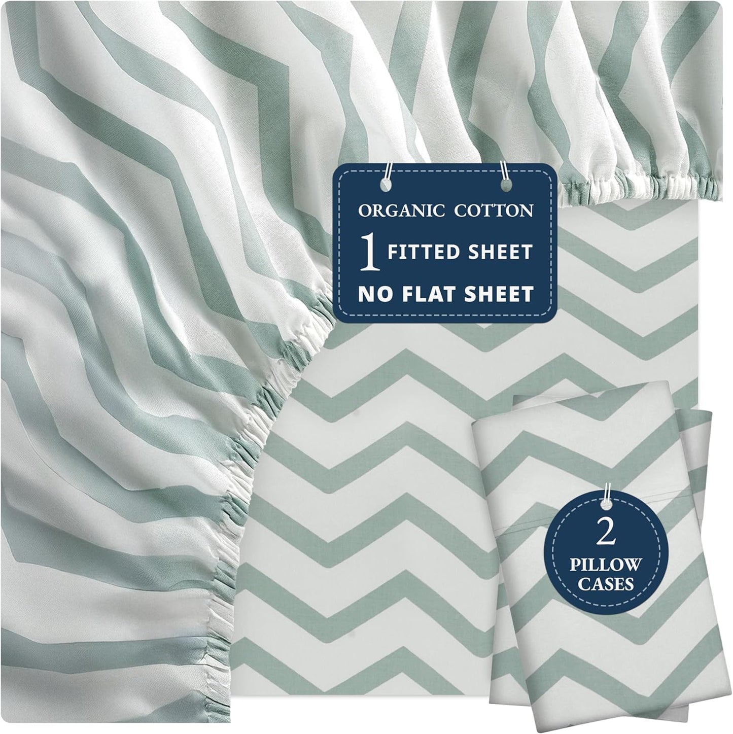 Organic Cotton King Size Fitted Sheet Set for Ultimate Comfort