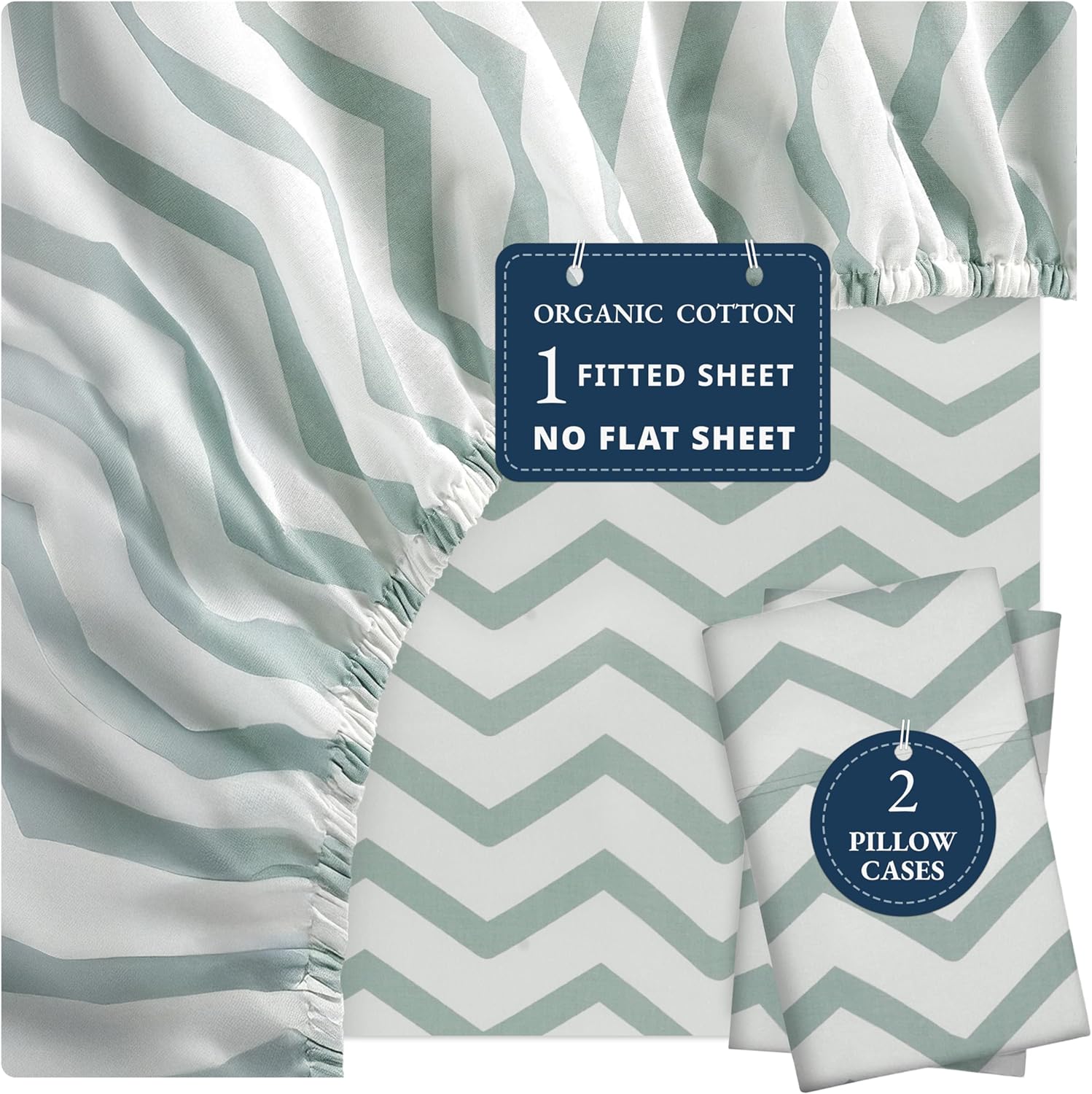 Organic Cotton King Size Fitted Sheet Set for Ultimate Comfort