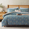 Cotton Floral Comforter Queen Size - Reversible Lightweight Set