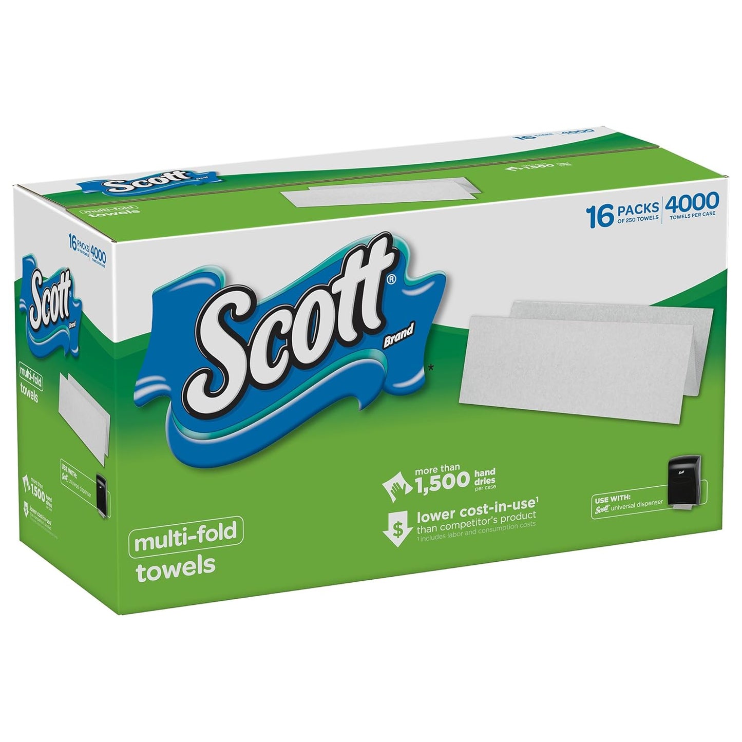 Scott Multifold Paper Towels for Small Business - 4000 Towels