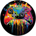 Colorful Gamer Graffiti Rug - Creative Fun for Kids!