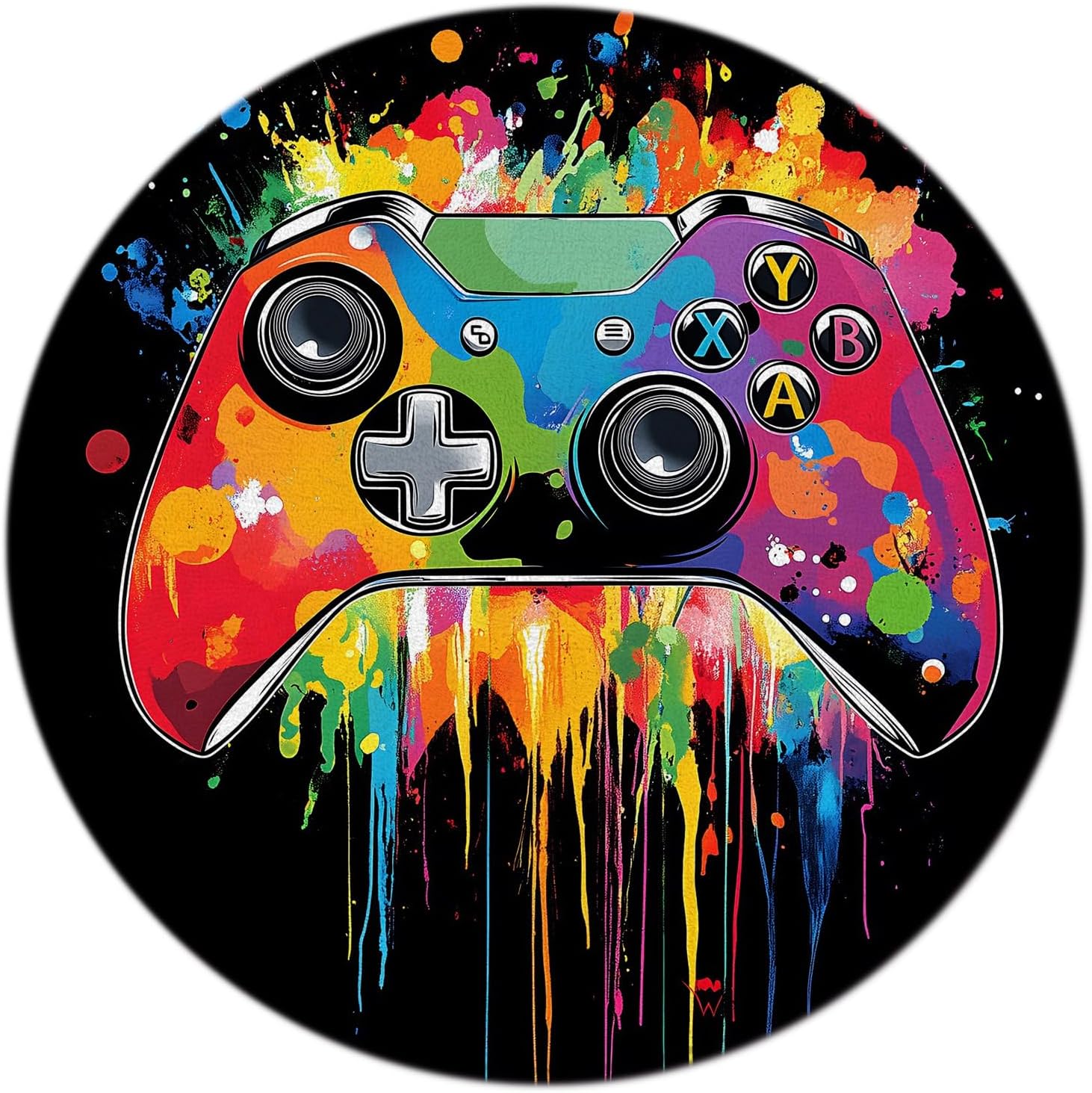 Colorful Gamer Graffiti Rug - Creative Fun for Kids!