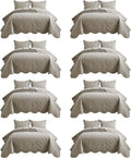 IR Imperial Rooms 8 Pack King Size Quilt Set 106in x 96in