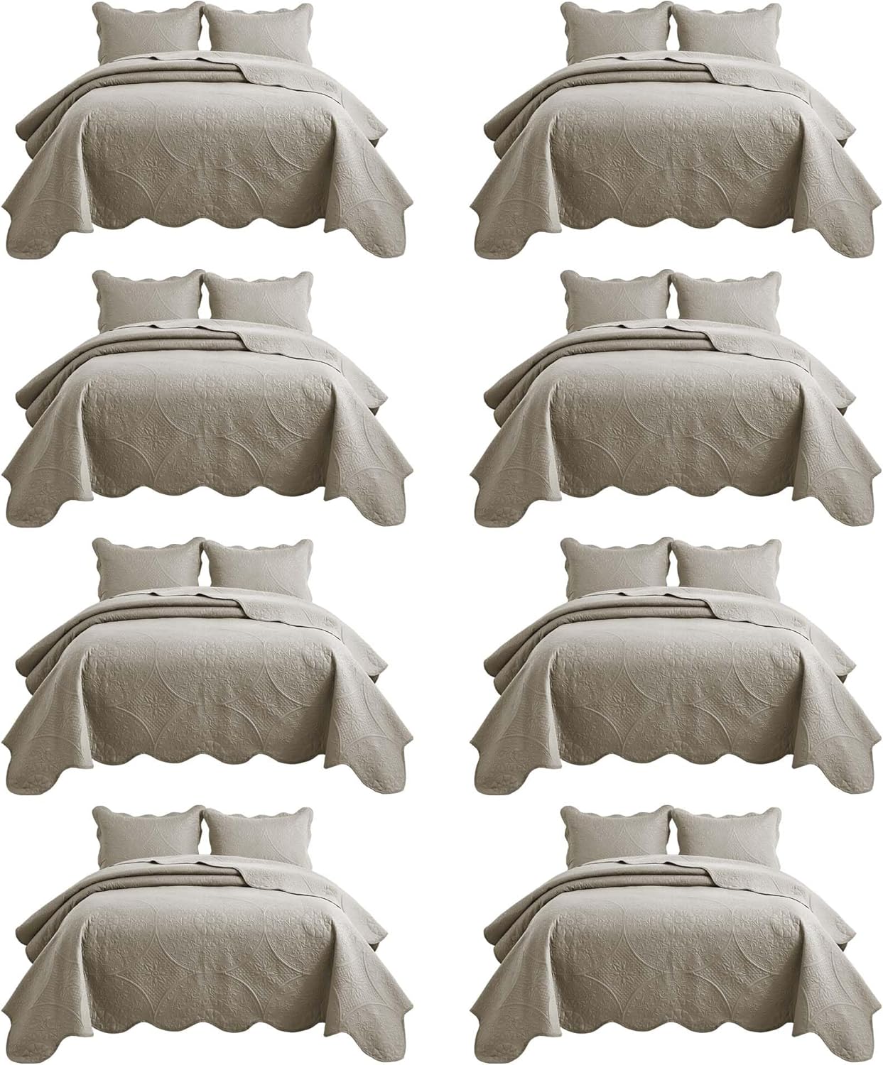 Luxurious King Size Quilt Set for Hotels and Guest Bedrooms