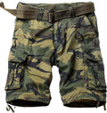Camo Cargo Shorts for Men Cotton Casual Relaxed Fit - Multi-Pocket etc