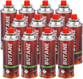 Camping Stove Fuel: 12 Butane Canisters, National Standard