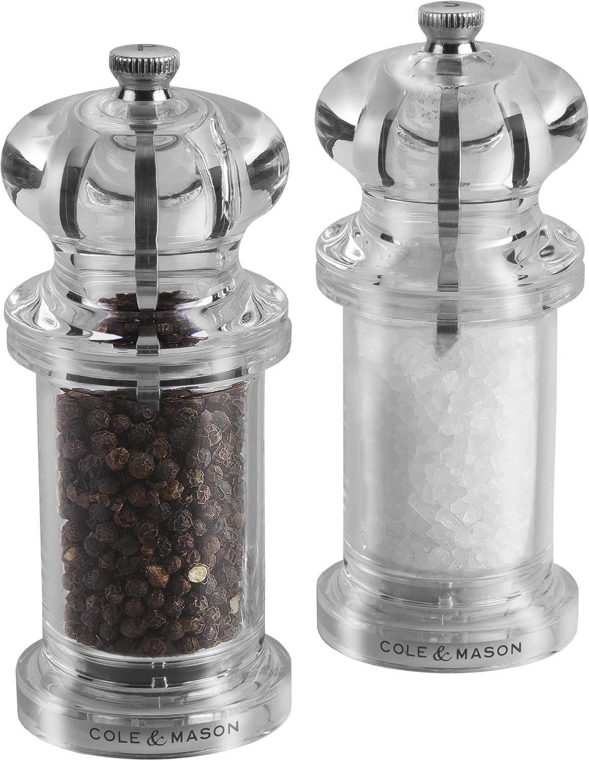 COLE & MASON 505 Salt and Pepper Grinder Set for Flavorful Meals