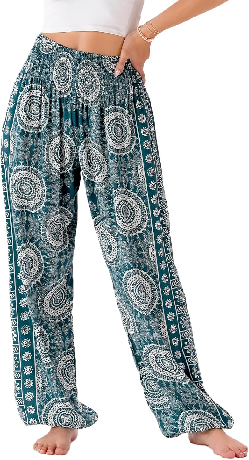 Lotus and Luna Women's Harem Pants for Beach and Lounge Style