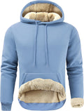 Gesean Men's Cotton Fleece Pullover Hoodie - Warm, Soft Everyday