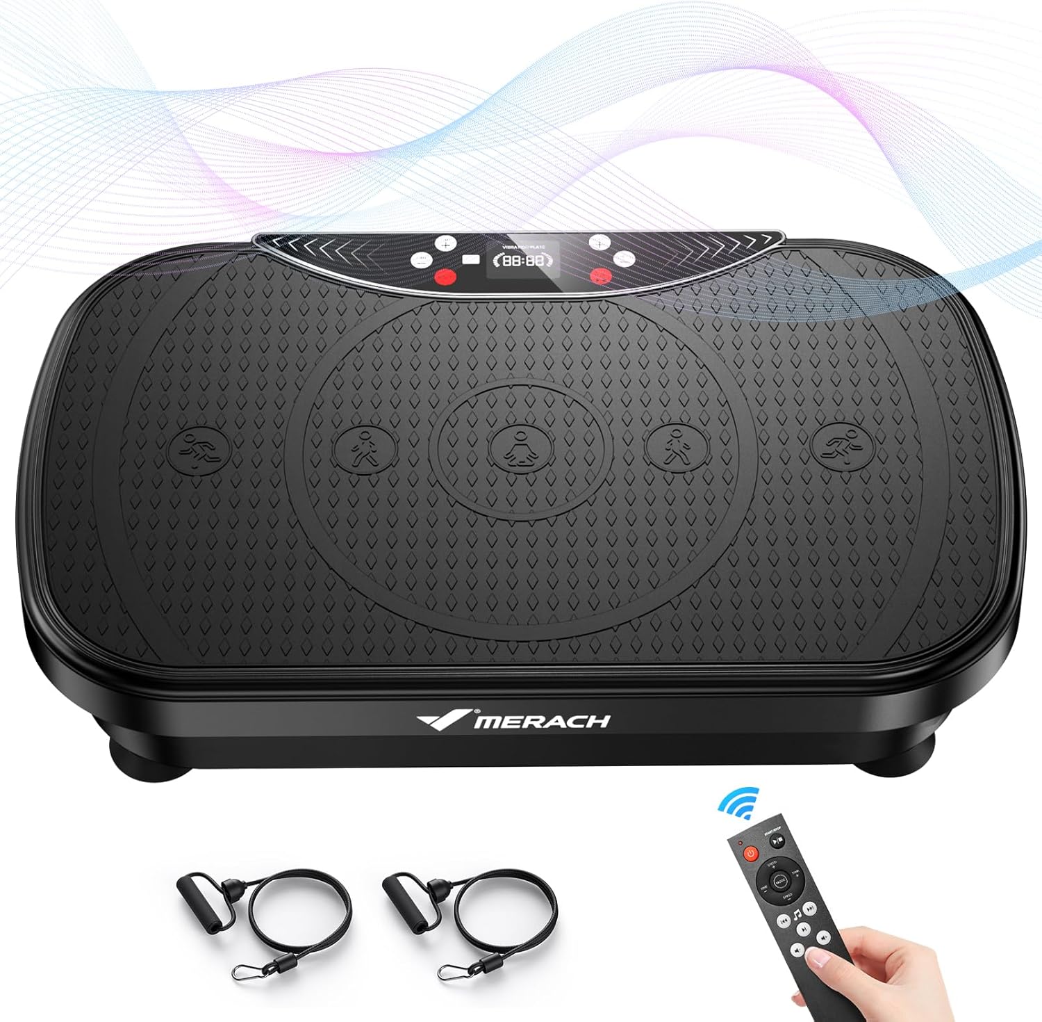 MERACH Vibration Plate Exercise Machine for Weight Loss & Fitness