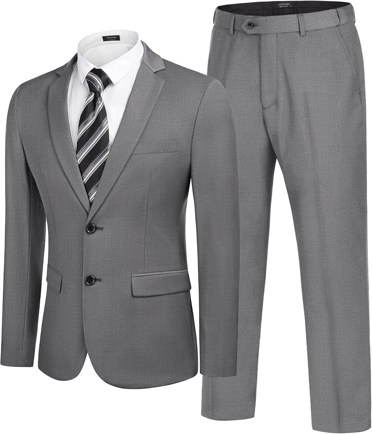COOFANDY Men's 2 Piece Suits for Weddings and Business Events