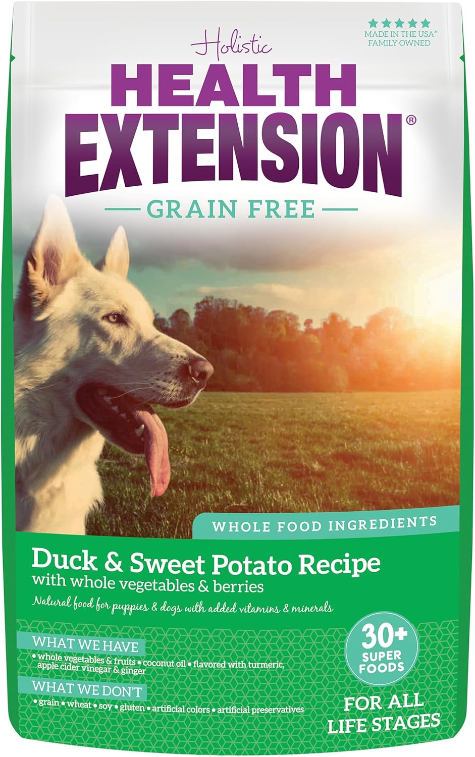 Health Extension Grain Free Duck & Sweet Potato Dog Food Review