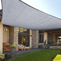 LOVE STORY 4ftx4ft Silver Sun Shade Sail Rectangle - Custom Size
