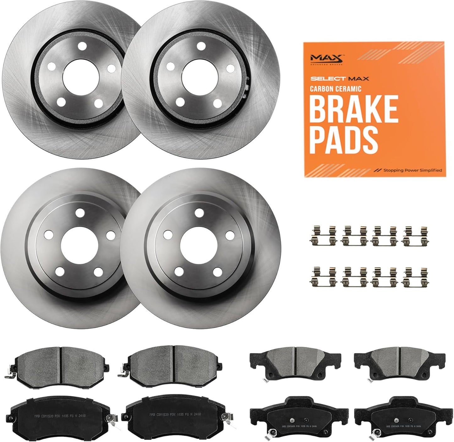 Max Advanced Brakes ValueMAX Brake Kit for Jeep Grand Cherokee