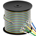 Enough Long 400FT 14 Gauge 5 Way Trailer Wire Spool - Color-Coded