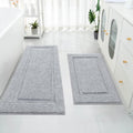 Super Soft Bathroom Rugs Set of 2 with Runner 20x32 + 20x47 in - Soft
